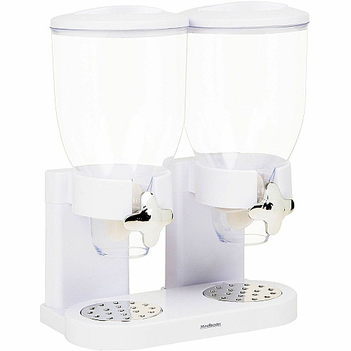 Mind Reader Double Cereal Dispenser (CEREALD2WHT)
