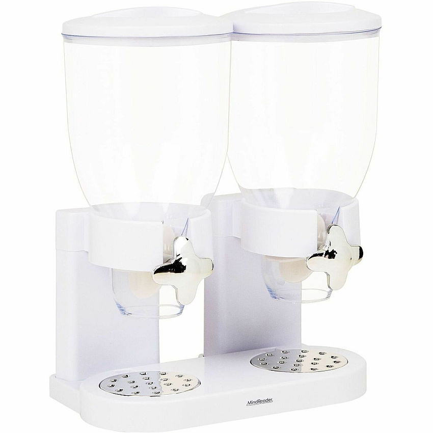 Mind Reader Double Cereal Dispenser (CEREALD2WHT)