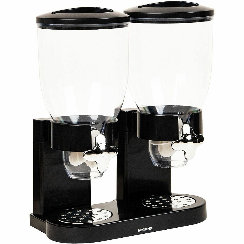 Mind Reader Double Cereal Dispenser (CEREALD2BLK)