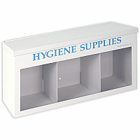 Victor Hygiene Station Wall Mountable, Adjustable Divider, Durable - White - Steel - 1 Each (PB3300)