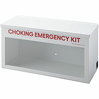 Victor Emergency Choking Cabinet 14" Width x 5.3" Depth x 7" Height - Wall Mountable, Durable, Heavy Duty - White - Steel - 1 Each (PB3040)