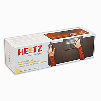 Victor Heetz Large Heated Desk Pad 31.5" Width - Faux Leather - Black - 1 Each (HTZ230)
