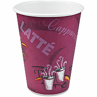 Solo 12 oz Bistro Design Disposable Paper Cups (412SIN0041)