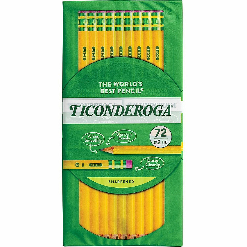 Ticonderoga X13972 Wood Pencil (X139720001)