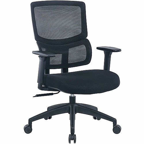 Lorell Ripley Mid Mesh-Back Chair with Articulating Lumbar Support (63204)