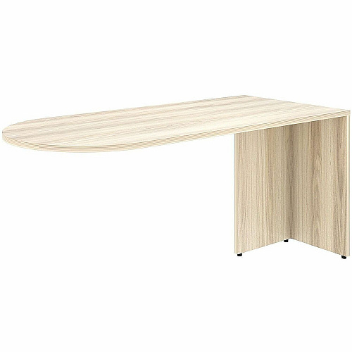 Lorell Essentials Peninsula Desk Box 1 of 2 (66314)