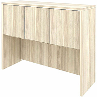 Lorell Essentials 3-Door Stack-On Hutch (66319)