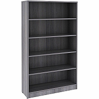 Lorell Weathered Charcoal Laminate Bookcase (69631)