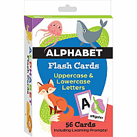 Shell Education Teacher Created Materials Alphabet Flash Cards Theme/Subject: Fun - Skill Learning: Alphabet, Practice, Uppercase Letters, Lowercase Letters, Flipping, Sorting - 3-8 Year - 1 Each (155897)