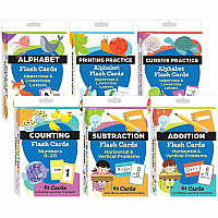 Shell Education Teacher Created Materials Math & Literacy Flash Card Set Skill Learning: Mathematics - 1 Each (155913)