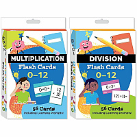Shell Education Teacher Created Materials Multiplication & Division Flash Cards Set Theme/Subject: Fun - Skill Learning: Multiplication, Division, Mathematics - 6-13 Year - 1 Each (160969)