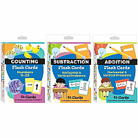 Shell Education Teacher Created Materials Math Skills Flash Cards Set Skill Learning: Mathematics - 1 Each (155912)
