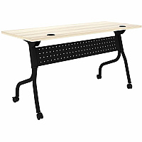 Lorell Modern Elm/Black Flip-Up Training Tables (66376)