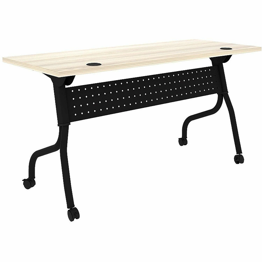 Lorell Modern Elm/Black Flip-Up Training Tables (66376)