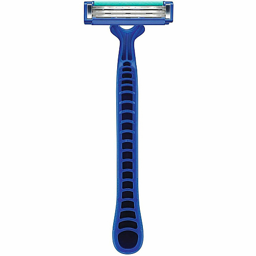 Gillette Shaving Razor Textured Handle - Blue - 1360 / Carton - Comfortable (03915)