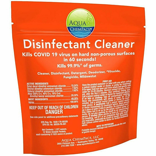 Diversey Disinfectant Cleaner, 1x 40ea, 12/CT (9321119)