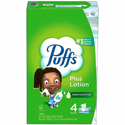 Puffs Plus Lotion Facial Tissue (58600)