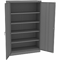 Tennsco&reg; Deluxe Jumbo Storage Cabinet, 400 lb Load Capacity (J1878SUMGY)
