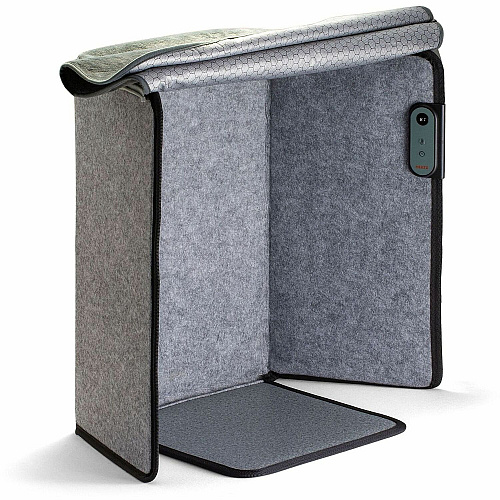 Victor Heetz Foot and Leg Warmer Deluxe 23" Height x 15.5" Width x 11.5" Depth - Gray - 1 Each (HTZ110)