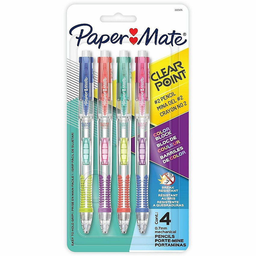 Paper Mate Clearpoint Mechanical Pencil 0.7 mm Lead - 4 / Pack (2223474)