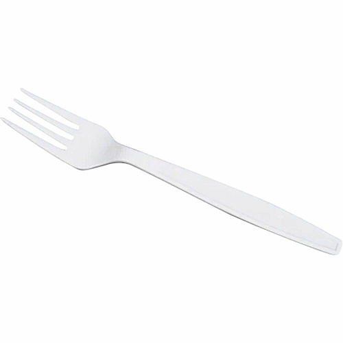 karat Wrapped Fork, Heavy-Weight/White (U3530W)