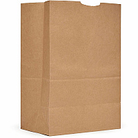 AJM 1/6 BBL #52 Kraft Paper Grocery Sacks (GS52NP5CES)