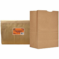 AJM 1/6 BBL #75 Kraft Paper Grocery Sacks (GS75NP4CES)