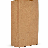 AJM #12 Kraft Paper Grocery Bags (GB12NP5CES)