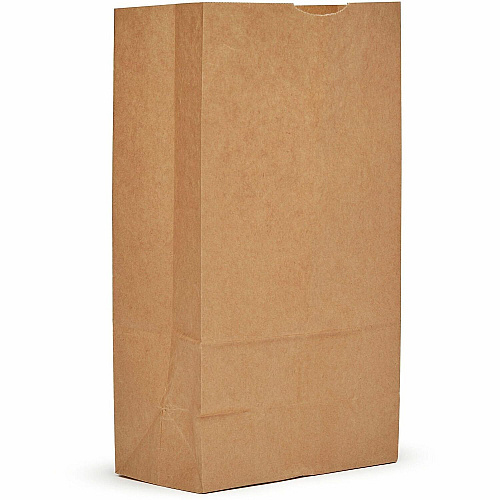 AJM #12 Kraft Paper Grocery Bags (GB12NP5CES)