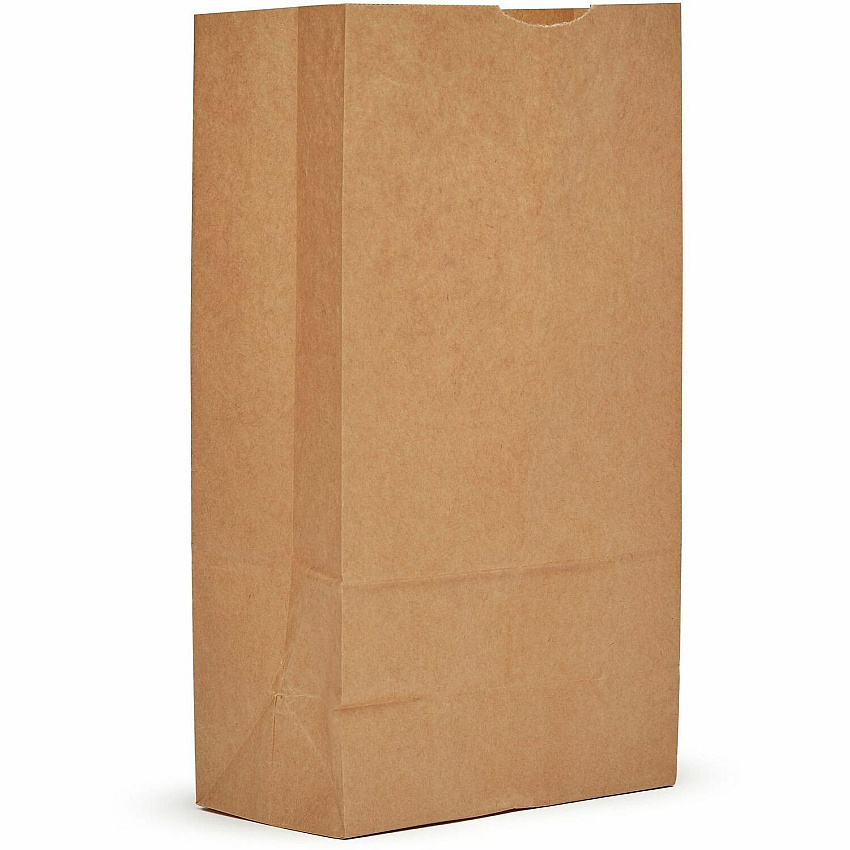 AJM #12 Kraft Paper Grocery Bags (GB12NP5CES)
