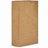 AJM #6 Kraft Paper Grocery Bags (GB06NP5CES)