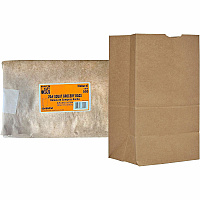 AJM #20 Squat Kraft Paper Grocery Bags (SQ40NP5CES)