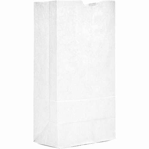 AJM #16 White Paper Grocery Bags (WB16NP5CES)