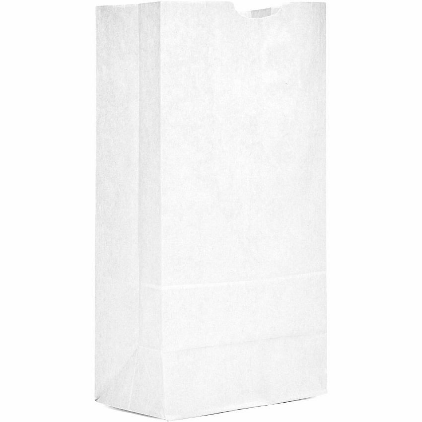 AJM #16 White Paper Grocery Bags (WB16NP5CES)