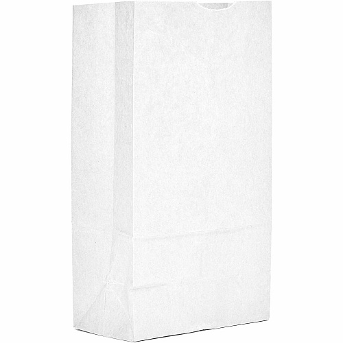 AJM #12 White Paper Grocery Bags (WB12NP5CES)