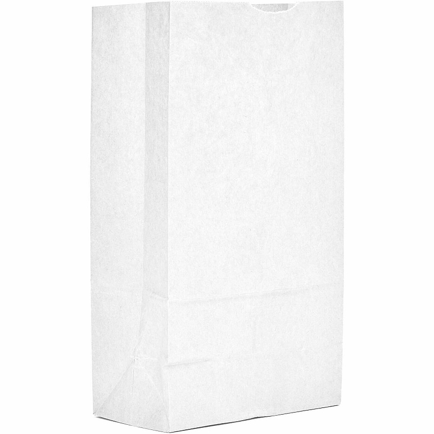 AJM #12 White Paper Grocery Bags (WB12NP5CES)