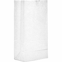 AJM #8 White Paper Grocery Bags (WB08NP5CES)