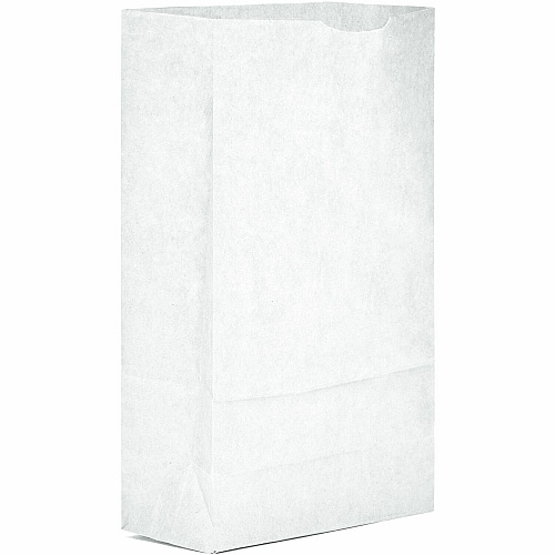 AJM #6 White Paper Grocery Bags (WB06NP5CES)