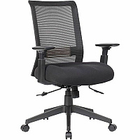 Boss Mesh Task Chair, Black Plush, Foam Seat Material - Mesh Back Material - 5-star Base - Black - Mesh - Armrest - 1 Each (6568BK)