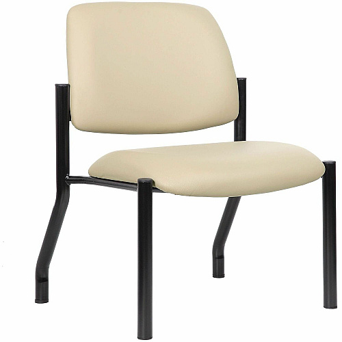 Boss Mid-back Guest Chair Mid Back - Beige - Vinyl - 1 Each (9595AMBG400)