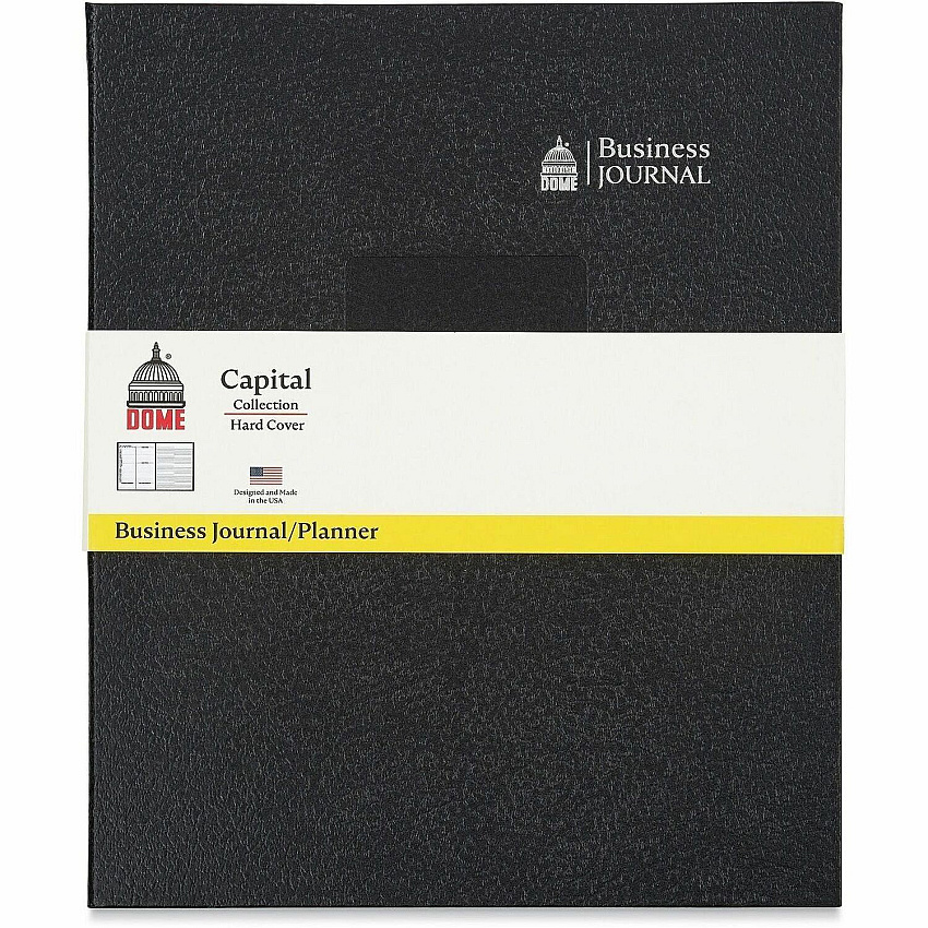 Dome Business Journal - 8 x 10 Inch Hardcover Professional Planner Notebook (40004)