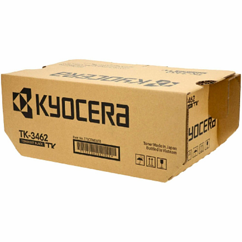Kyocera Original High Yield Laser Toner Cartridge - Black - 1 Each (TK3462)