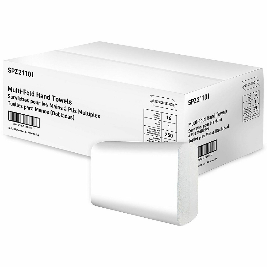 Special Buy Paper Towels Multi-Fold 250 Sheets White (21101)