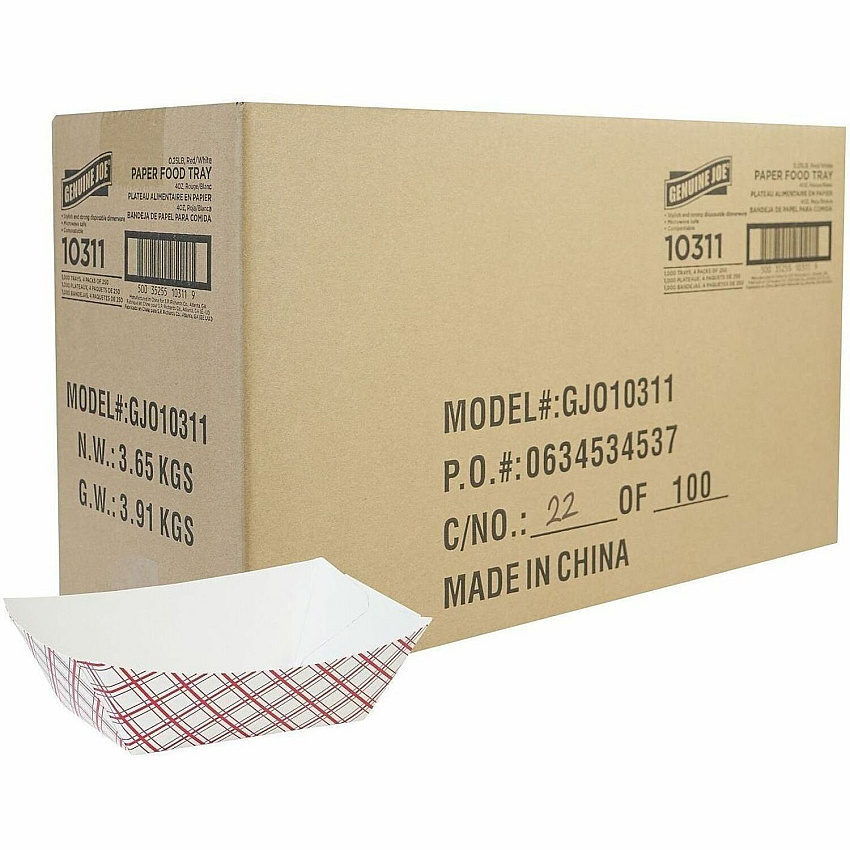 Genuine Joe Paper Food Tray (10311)