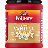 Folgers&reg; Ground French Vanilla Medium-Roast Ground Coffee (98181)