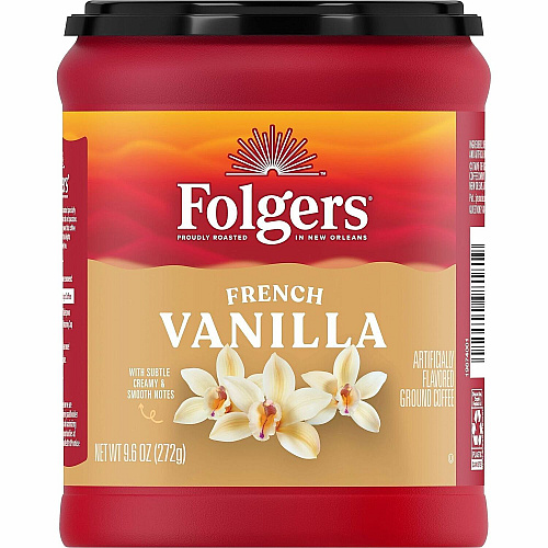 Folgers&reg; Ground French Vanilla Medium-Roast Ground Coffee (98181)