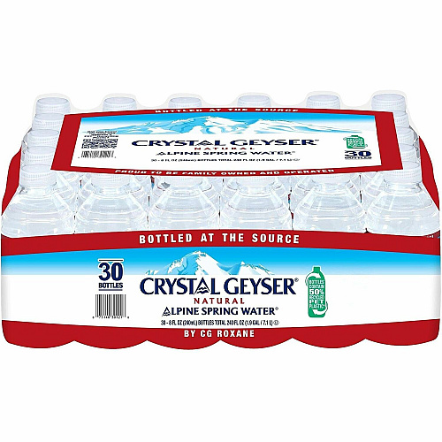 Crystal Geyser Water Alpine Spring Bottled Water (301218PL)