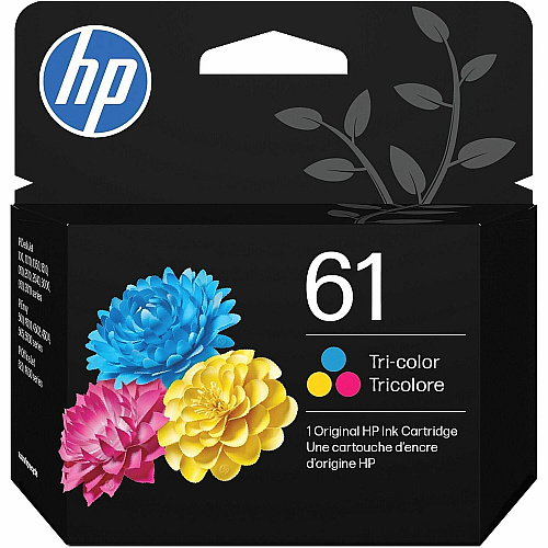 HP 61 Original Inkjet Ink Cartridge - Tri-color Pack (C0PA5AN)