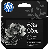 HP 63XL/65XL Original Inkjet Ink Cartridge - Black Pack (B7RT5AN)