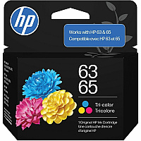 HP 63/65 Original Inkjet Ink Cartridge - Tri-color Pack (B7RT2AN)